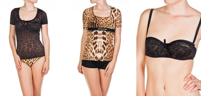 Mañana en Primeriti: Lencería felina de Roberto Cavalli Underwear
