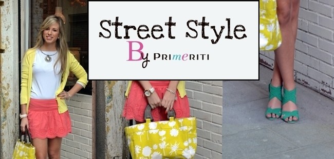 Street Style by Primeriti: Falda coral
