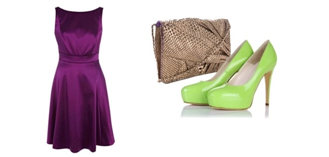 Tu estilista: Color block, purple + green