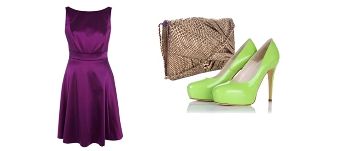 Tu estilista: Color block, purple + green