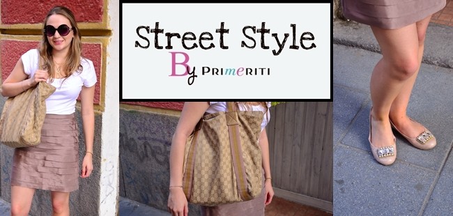 Street Style by Primeriti: Falda recta y bailarinas-joya