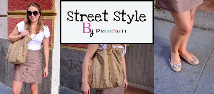 Street Style by Primeriti: Falda recta y bailarinas-joya