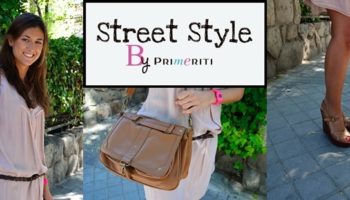 Street Style by Primeriti: Vestido túnica nude
