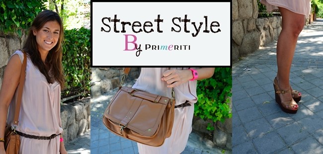 Street Style by Primeriti: Vestido túnica nude