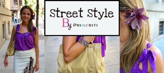 Street Style by Primeriti: Flores en el pelo