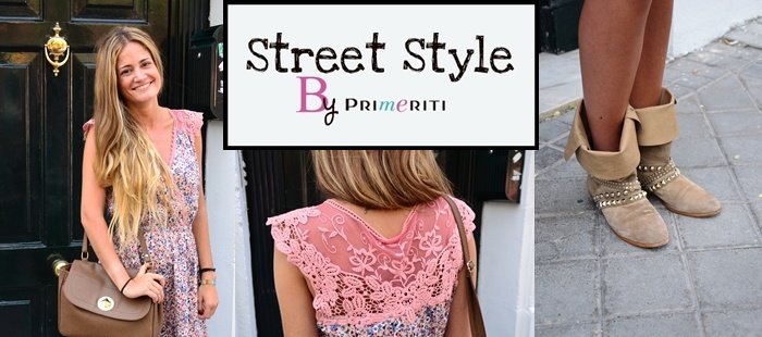 Street Style by Primeriti: Vestido liberty y botines