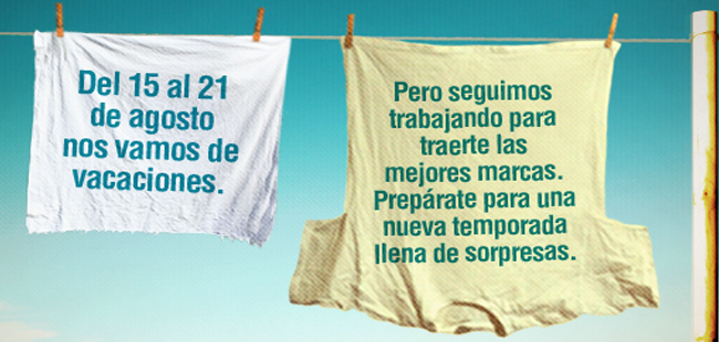 Nos vamos de vacaciones