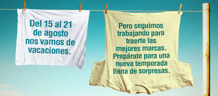 Nos vamos de vacaciones