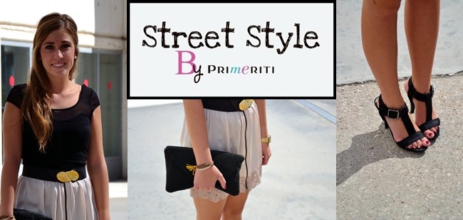 Street Style by Primeriti: Falda nude de encaje