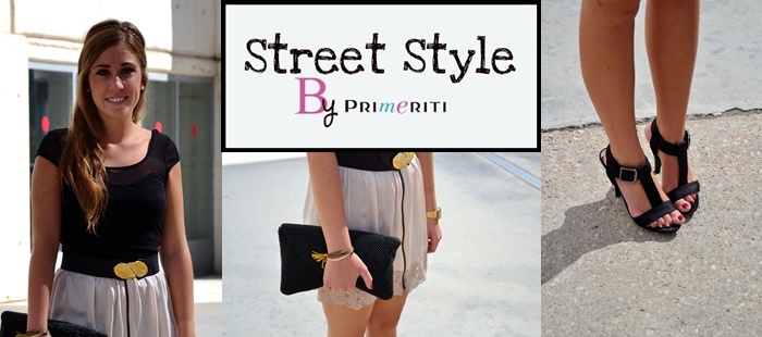 Street Style by Primeriti: Falda nude de encaje