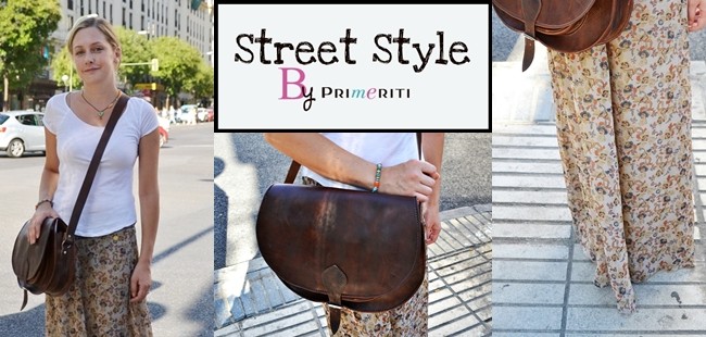 Street Style by Primeriti: Maxifalda-pantalón setentera