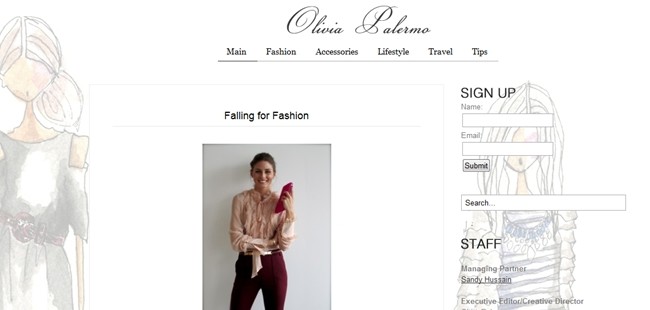 ¡Olivia Palermo estrena blog de moda!