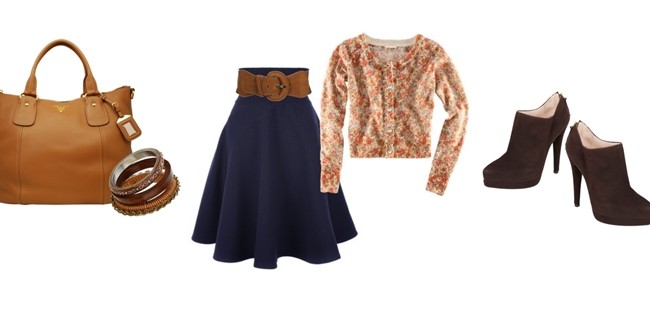 Tu estilista: Falda retro y estampado liberty