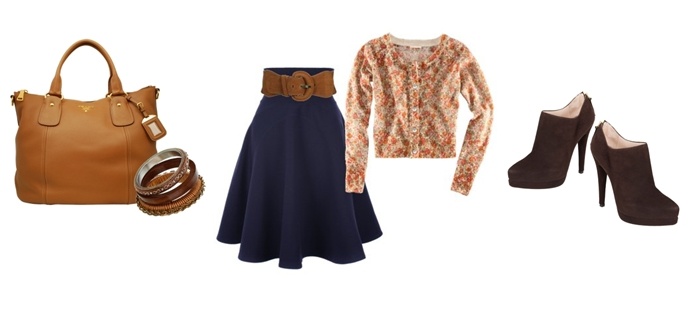 Tu estilista: Falda retro y estampado liberty