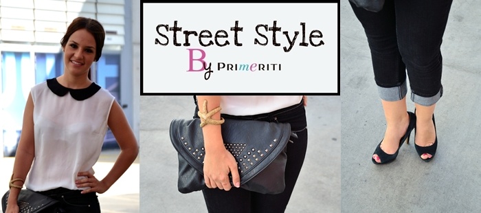 Street Style by Primeriti: Blusa peter pan y pantalones capri