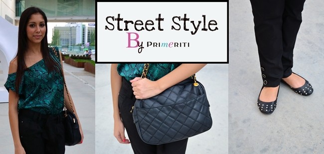 Street Style by Primeriti: Estampado de serpiente esmeralda