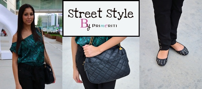 Street Style by Primeriti: Estampado de serpiente esmeralda