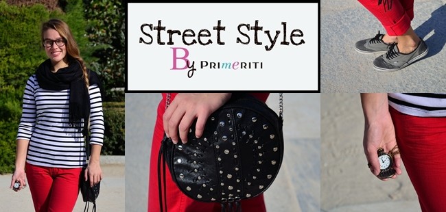 Street Style by Primeriti: Navy + pantalones capri
