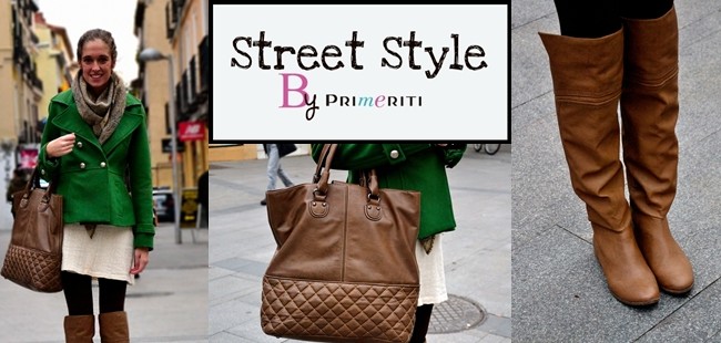 Street Style by Primeriti: Botas mosqueteras + maxibolso