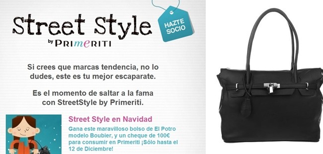 Nuevo concurso de Street Style: ¡Gana dinero Primeriti y este bolso de El Potro!