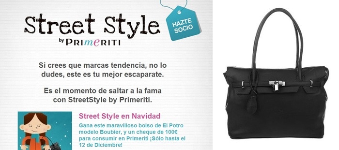 Nuevo concurso de Street Style: ¡Gana dinero Primeriti y este bolso de El Potro!