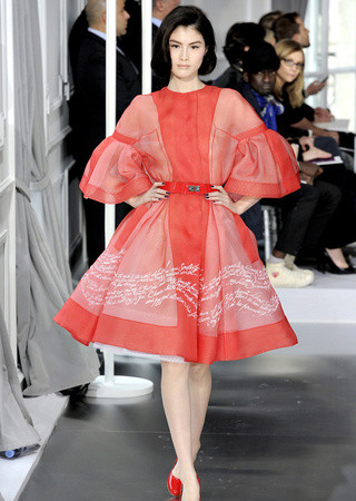 Christian Dior Alta Costura primavera 2012