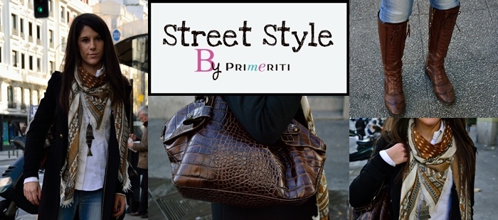 Street Style by Primeriti: Botas Oxford + bolso con estampado de reptil