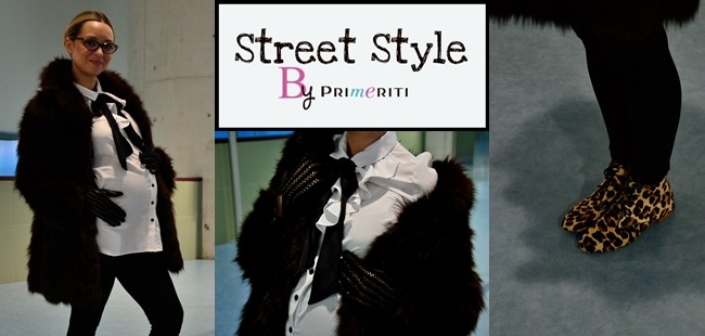 Street Style by Primeriti: Abrigo yeti + botines de leopardo