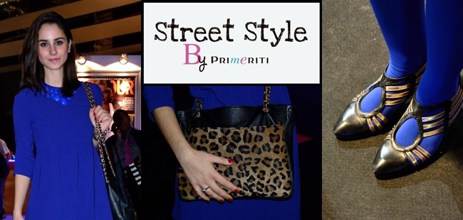 Street Style by Primeriti: Vestido azul klein