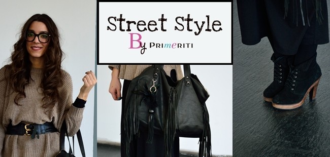 Street Style by Primeriti: Maxifalda + bolso de flecos