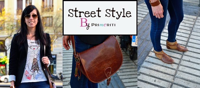 Street Style by Primeriti: Blazer + camiseta