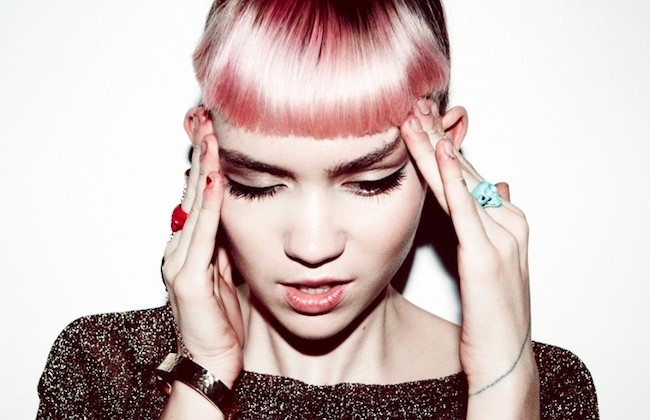 Tendencias peinados 2012 - Mechas rosas
