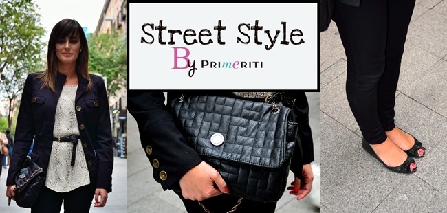 Street Style by Primeriti: Bailarinas peeptoe + pantalones pitillo