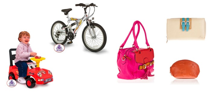 Bolsos DRM, marroquinería y bicicletas infantiles