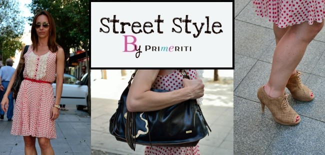 Street Style by Primeriti: Vestido de topos