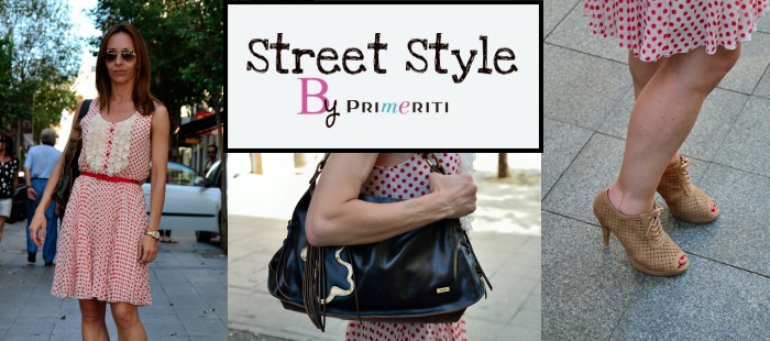 Street Style by Primeriti: Vestido de topos