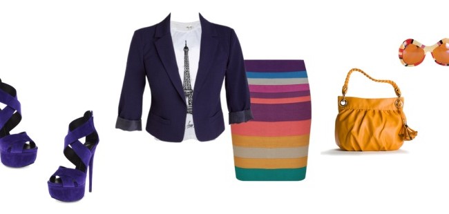 Tu estilista: Falda multicolor