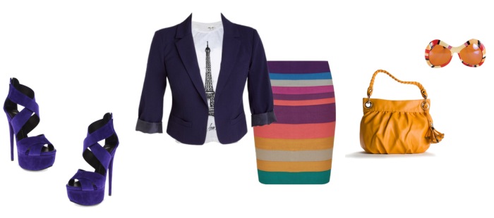Tu estilista: Falda multicolor