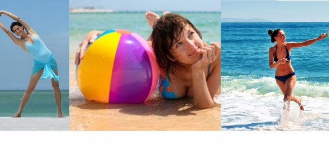 5 maneras de ponerte en forma en la playa