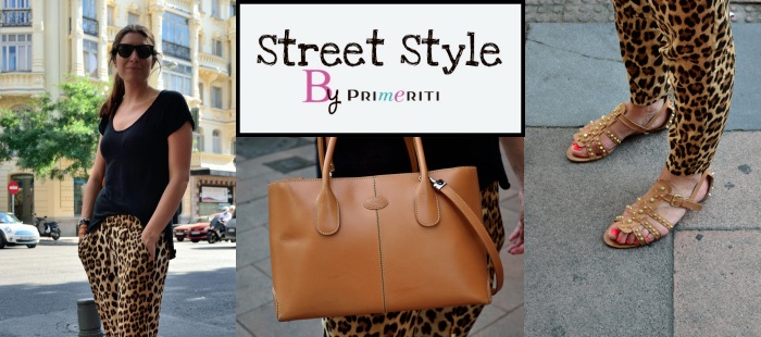 Street Style by Primeriti: Pantalones harén + sandalias de tachuelas