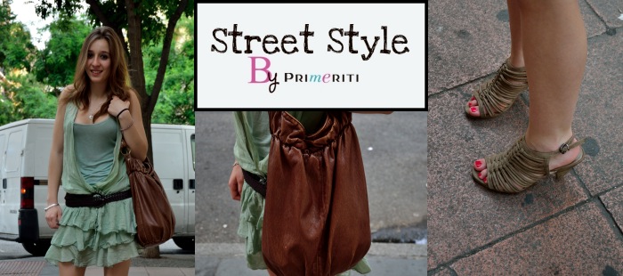 Street Style by Primeriti: Vestido mint + bolso saco