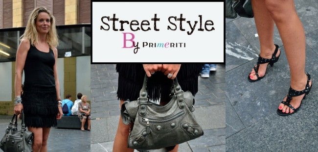 Street Style by Primeriti: Falda negra de flecos