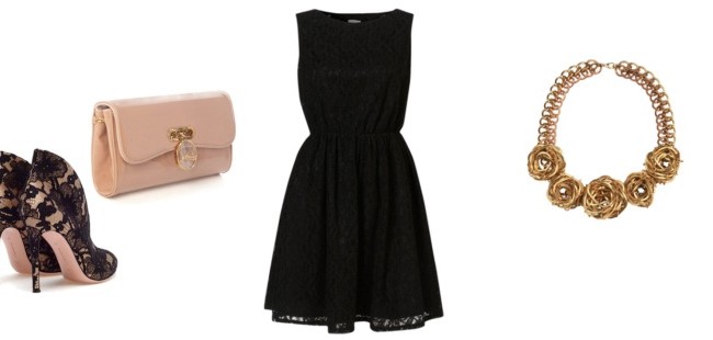 Tu estilista: Vestido de encaje negro