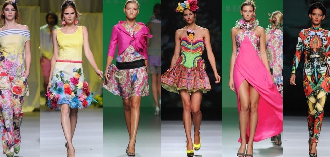 Primavera verano 2013: Explosión de color sobre la pasarela