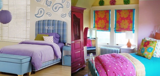 Decoideas: Dormitorios con mucho color