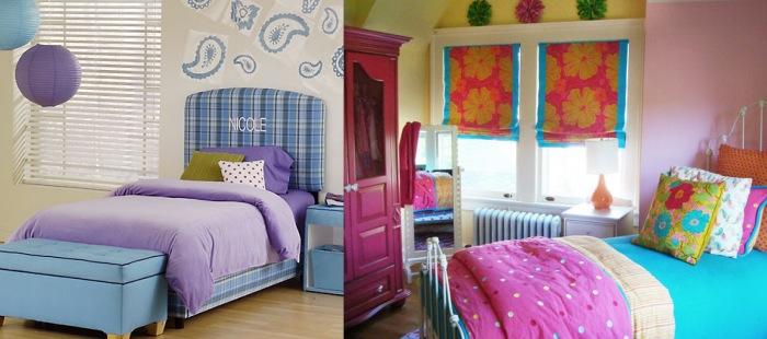 Decoideas: Dormitorios con mucho color