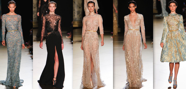 Elie Saab Alta Costura otoño 2012: Vestidos para soñar despierta