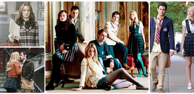 Copia el look college de la serie Gossip Girl
