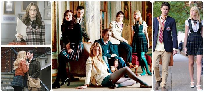 Copia el look college de la serie Gossip Girl