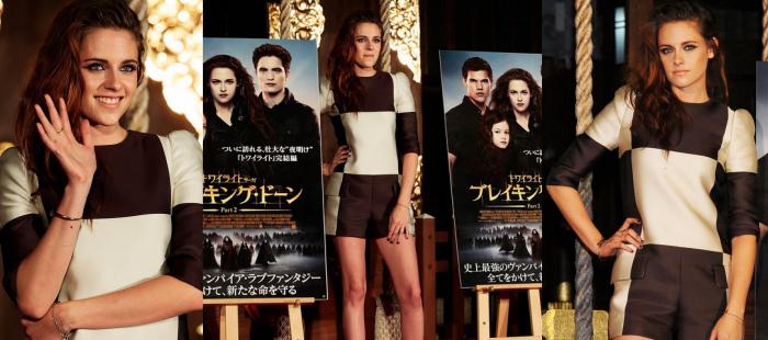 El look de Kristen Stewart en la presentación de Amanecer 2 en Tokyo